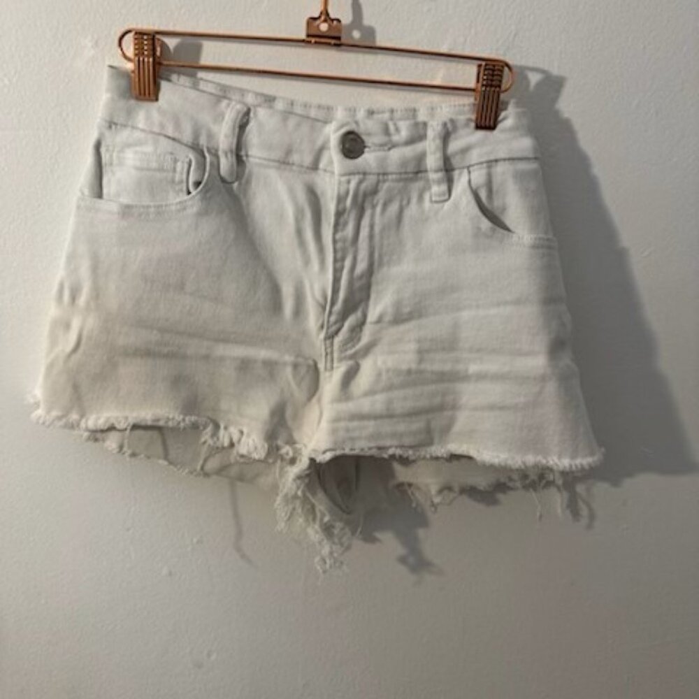 rue21 White Denim Mini Shorts